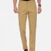 Beige Tapered Tailored Fit Chinos Trouser