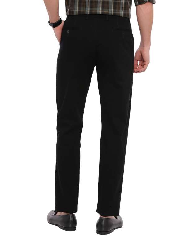 Black Tapered Tailored Fit Chinos Trouser