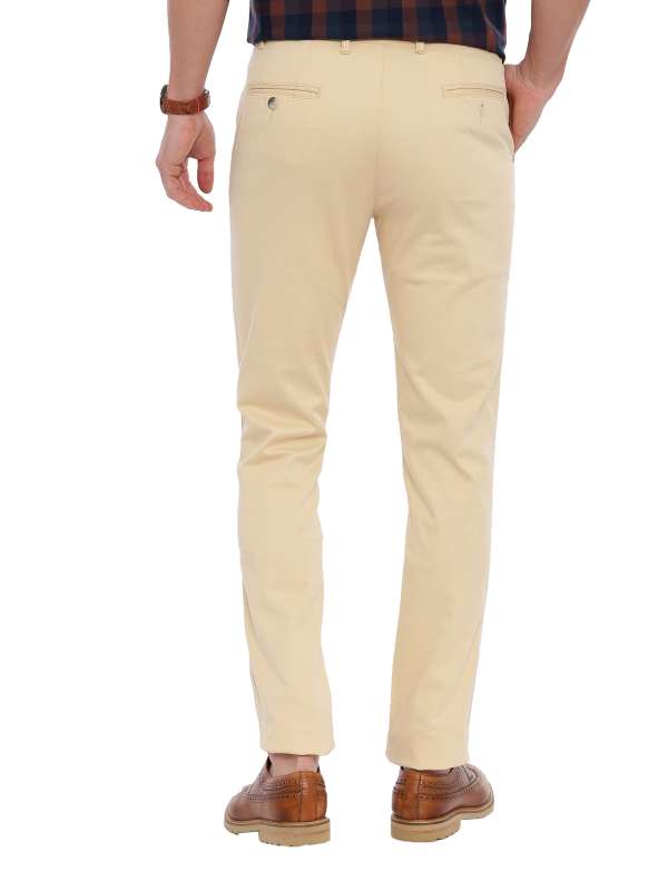 White Tapered Fit Chinos Trouser