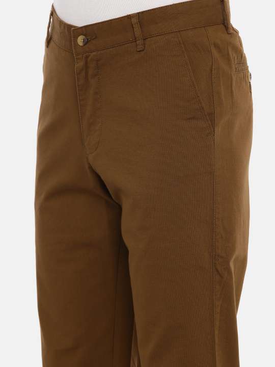 Croydon UK Brown Tapered Tailored Fit Chinos Trouser