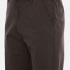 Brown Tapered Solid Chinos Trouser