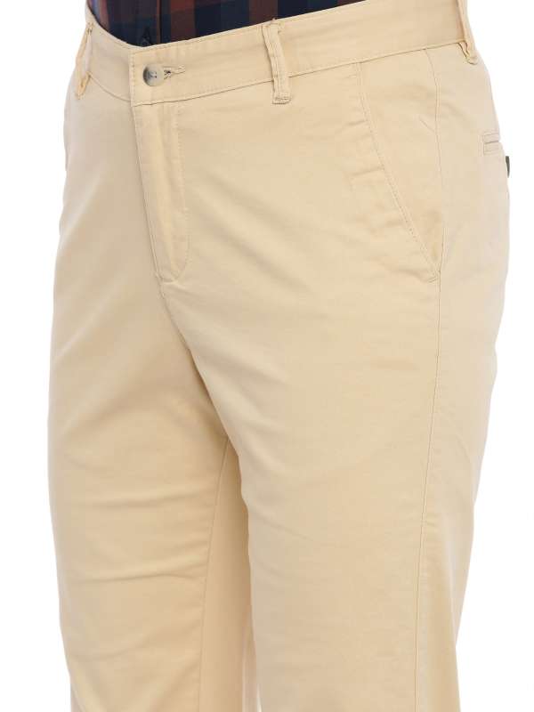 White Tapered Fit Chinos Trouser