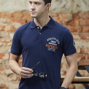 Collegiate Polo Shirt - Navy