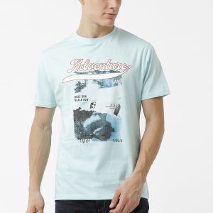 Ski Adventure Crewneck T-Shirt - Mint Green