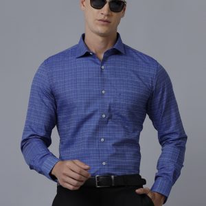 Croydon UK uneven checked printed shirt